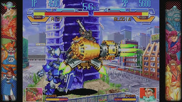 Blodia vs. Riot - Cyberbots: Ranked - Capcom Fighting Collection