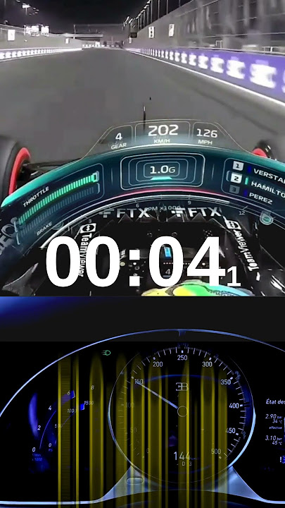F1 vs Bugatti chiron 0-200
