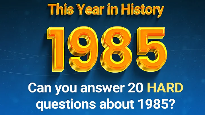 This Year In History : 1985 Trivia | Can You Answe...