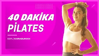 PİLATES | Tüm vücudu sıkılaştıran 40 dakika pilates egzersizi! screenshot 2