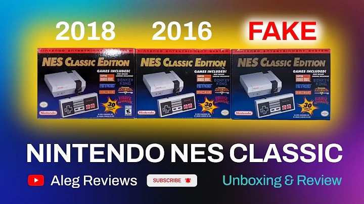 Original Nintendo NES Classic Mini Edition 2016 vs 2018 vs Fake #nintendo #nes #nesclassic