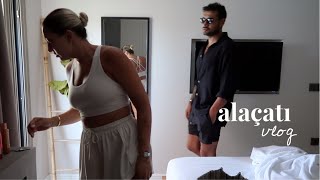 BAŞBAŞA KALIP BİRBİRİMİZE SARALIM🤪| alaçatı çarşı alışveriş, sakin bir gün, kalabalık akşam yemeği