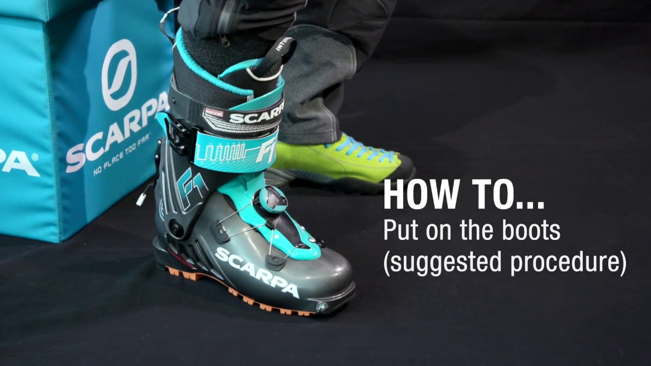 HOW TOâ¦ put on the boots  - F1