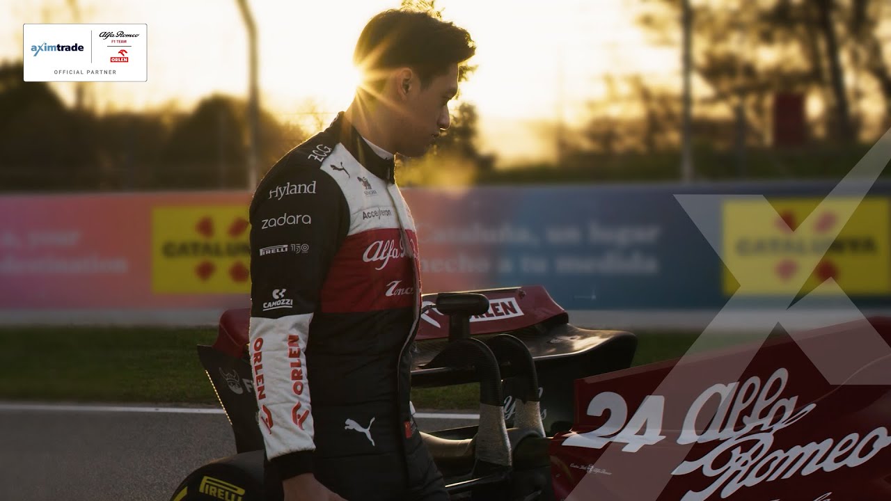 Zhou Guanyu F1 2022 Season | AximTrade the Official Partner of Alfa Romeo F1 Team OELEN