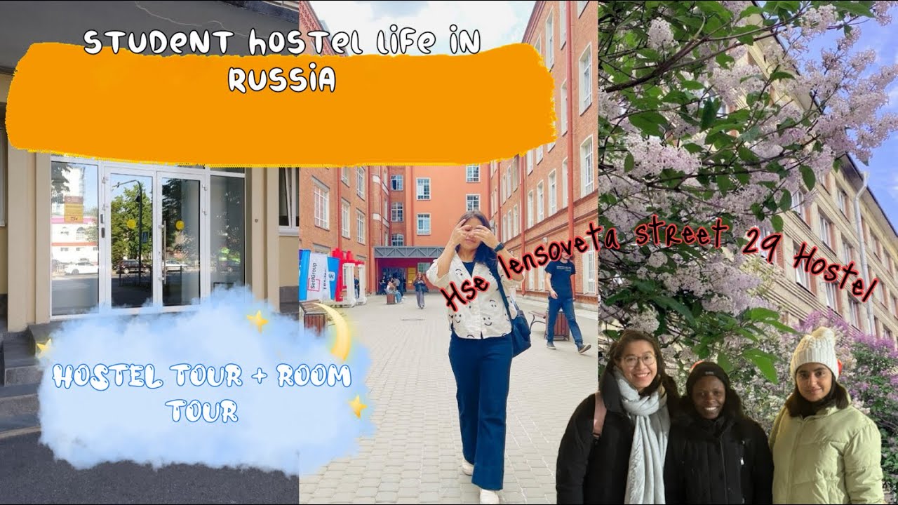 🇵🇰🇷🇺Russian (Hostel +Room) Tour| Russian Dormitory| HSE dormitory|lensoveta street 29