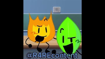 Firey and Leafy #capcut  #animation  #bfdi