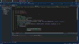 What is the OBJECT_ATTRIBUTES structure and how is it used