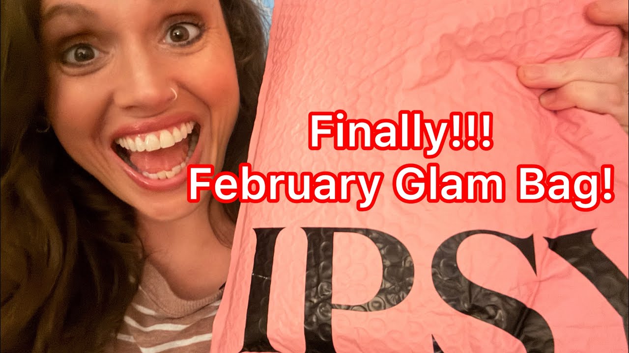 ASMR - Обзор февральской косметички Ipsy Glam Bag! Нежное жевание жвачки.