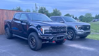 2024 Ford Raptor R versus F150 Platinum Side by Side