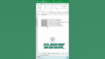 Ubah Data Berantakan Jadi Rapi dalam 5 Detik! #Shorts #ExcelTips #TutorialExcel #trikexcel