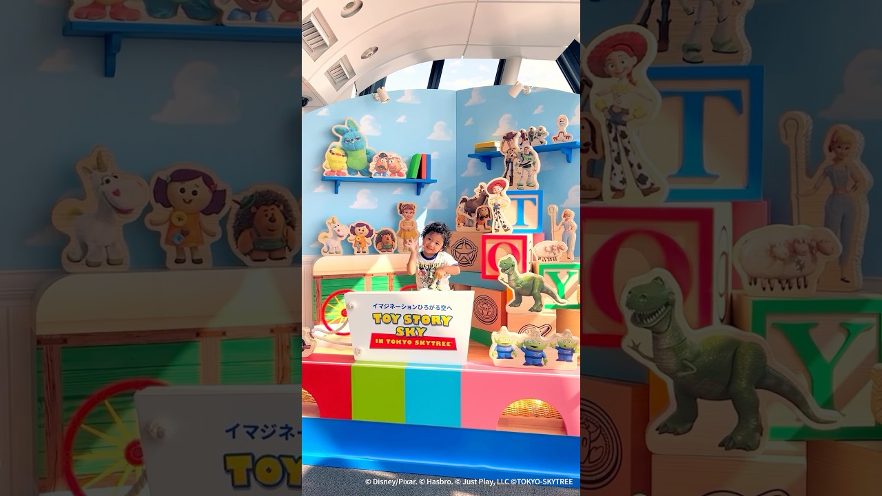 TOY STORY SKY in TOKYO SKYTREE with Kids🚀💫