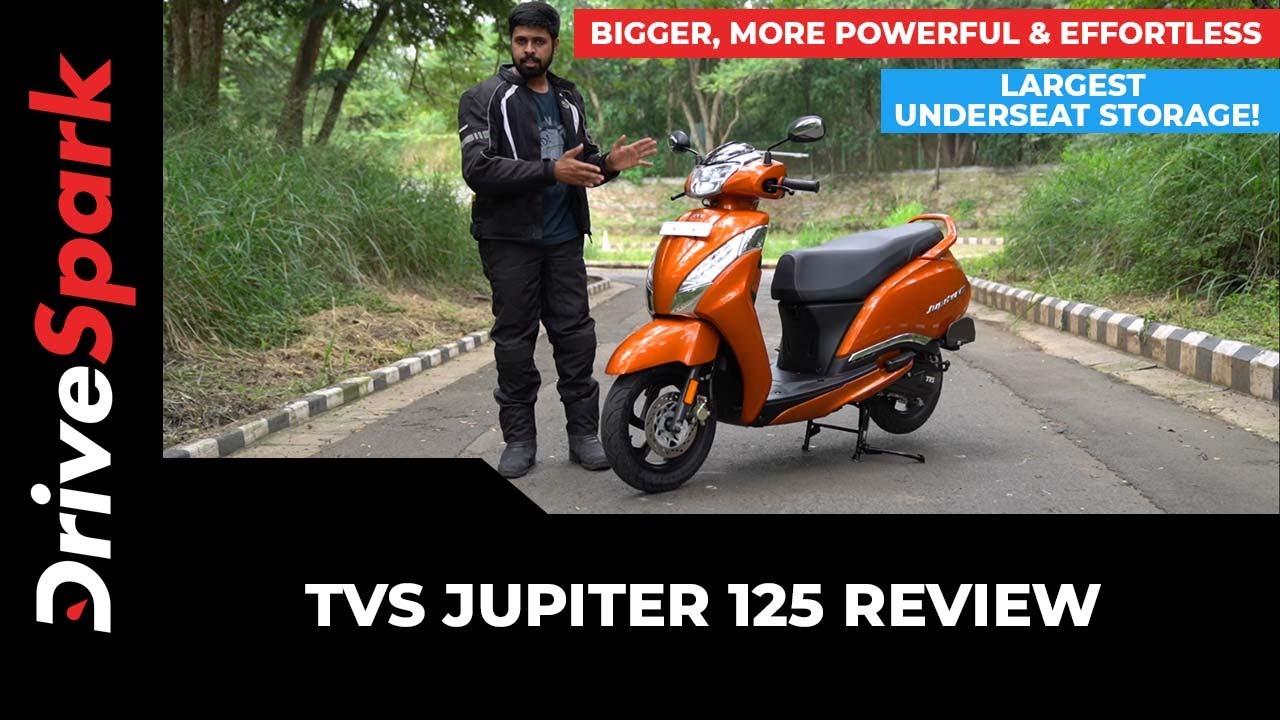 TVS Jupiter 125 Review Largest Underseat Storage, New 125cc Engine