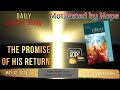 The promise of his return  daily sabbath school lesson 7  quarter 2 2024