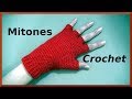Como hacer #guantes MITONES a crochet o ganchillo tutorial paso a paso. (Moda a Crochet)