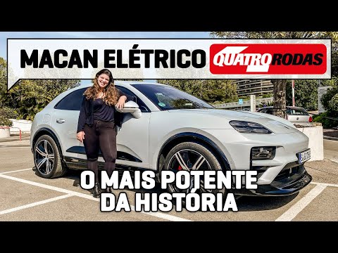 Novo Porsche Macan é elétrico e MAIS POTENTE E RÁPIDO que os V6