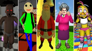 Scary Teacher 3D,Mommy Legs Horror,The Baby In Haunted House,Death Park 2,Blocky Granny Craft,Baldi