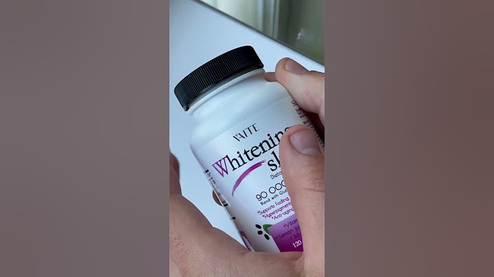 Whitening capsules for your skin.