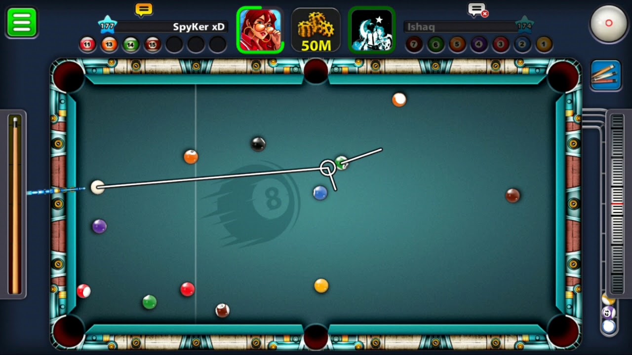 8 ball pool pro gold cue vs speed cue 🎱😎 - YouTube