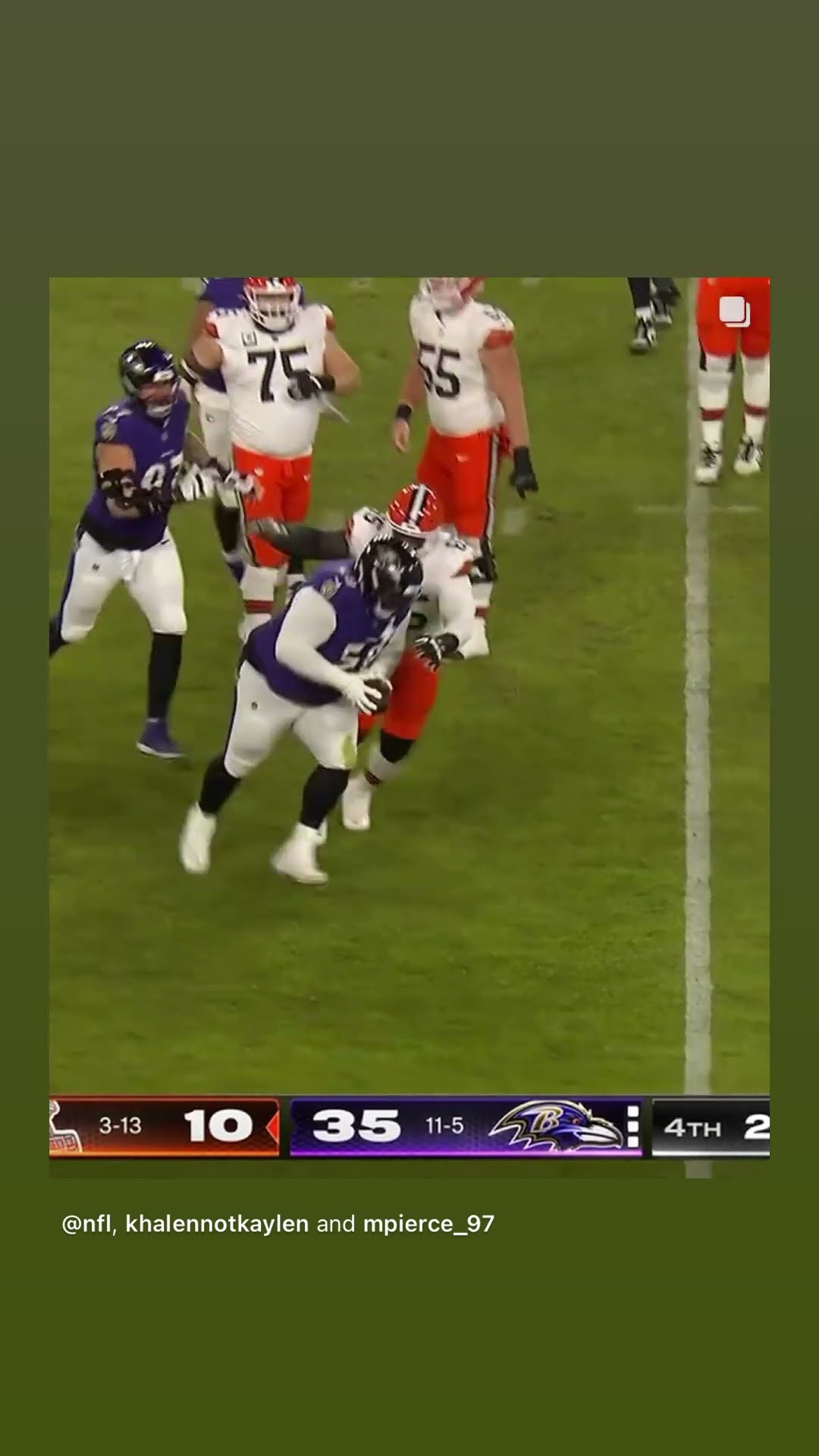 Don’t kneel down #hoodnews #michaelpierce #ravens #football #NFL #shortvideo #omg #how #wow #sports