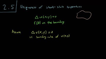 2.5 Uniqueness of Laplace equation solutions
