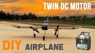 How To Build A Twin Brushed Motor RC Airplane. DIY Remote Control Plane