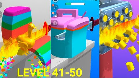 Relaxing Slicing ASMR Game | GM Official ASMR | LEVEL 41-450