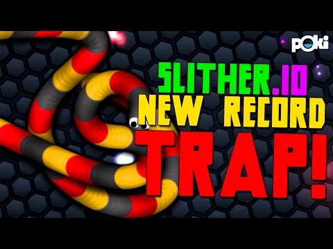 Slither.io New Record 22K Epic Run! Best Tricks 'n Traps, Solo