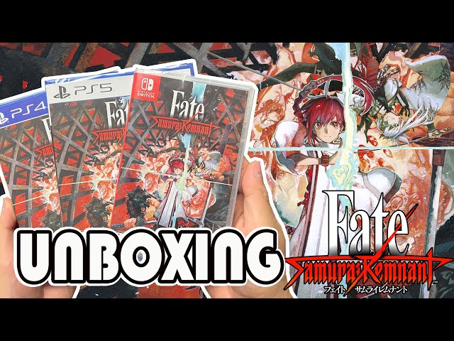 Fate / Samurai Remnant (PS4/PS5/Switch) Unboxing - YouTube
