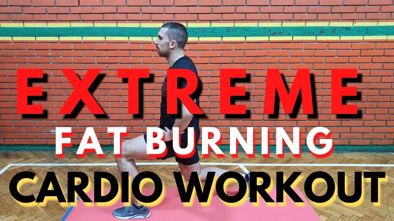 30 MIN EXTREME FAT BURNING CARDIO WORKOUT At Home & No Equipment