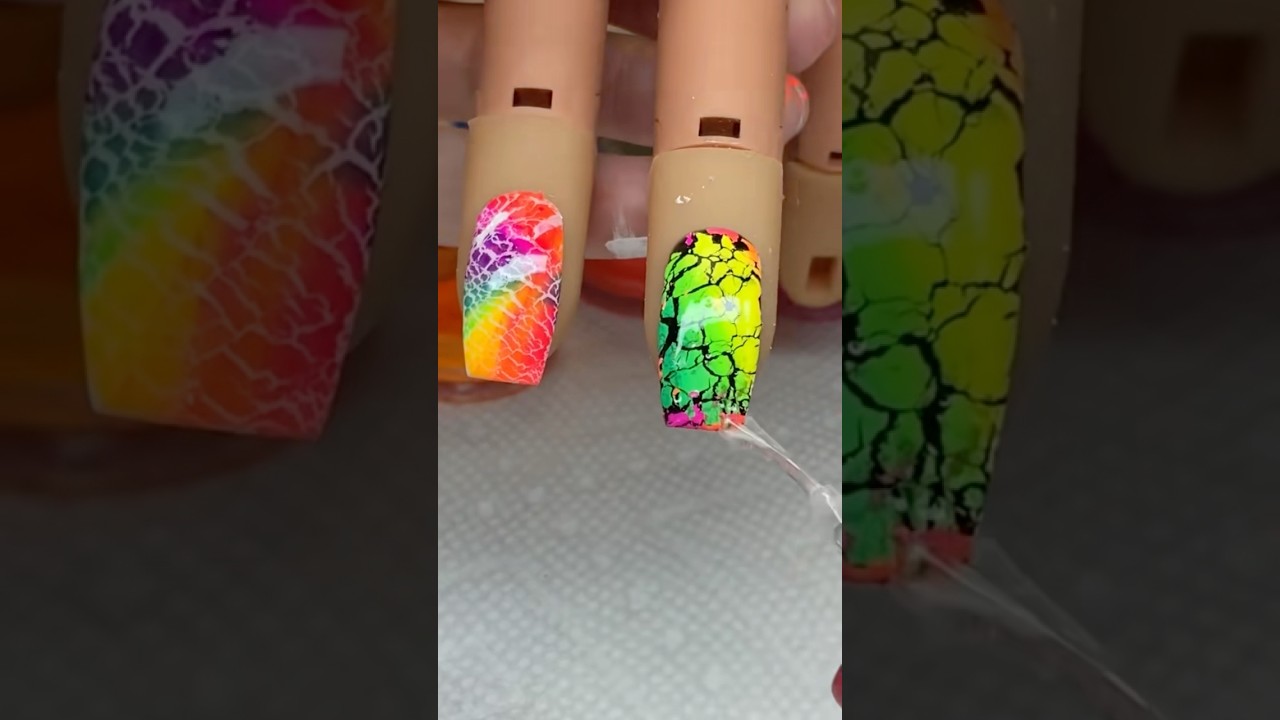 Crackle nails | Jelly stamper | pigment powders