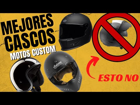 Tipos de CASCOS para MOTOS CUSTOM/ ¡Escoger casco para moto!