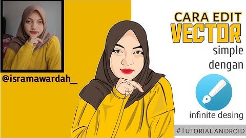 Cara buat kartun/vector dengan infinite design //vectordesign//tutorialandtoid #PART1