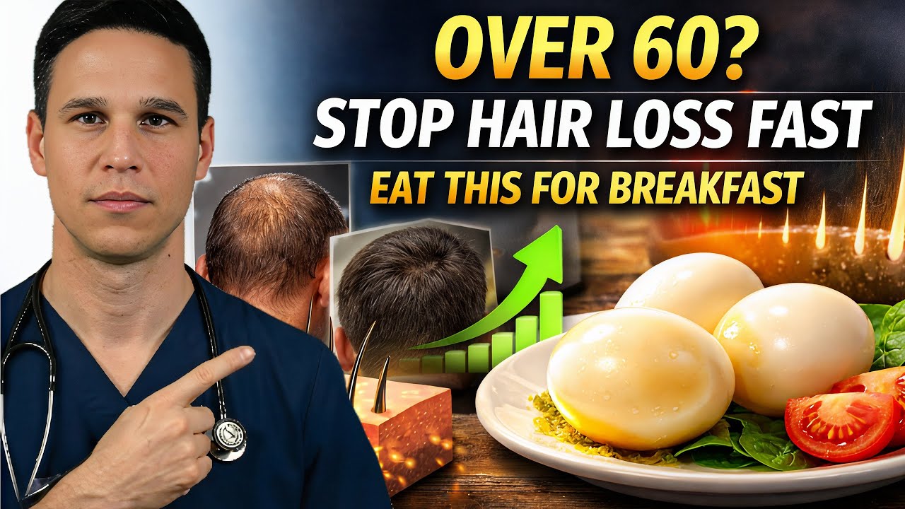 Over 60? Add This Breakfast Food to Stop Hair Loss Fast | Seniors Health Tips