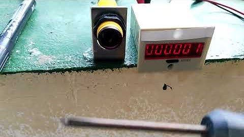 Digital Rotational Counter With Screen And Sensor