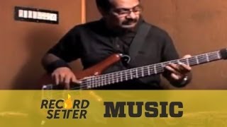 World's Fastest Bass Guitar Player (World Record!) | RecordSetter.com