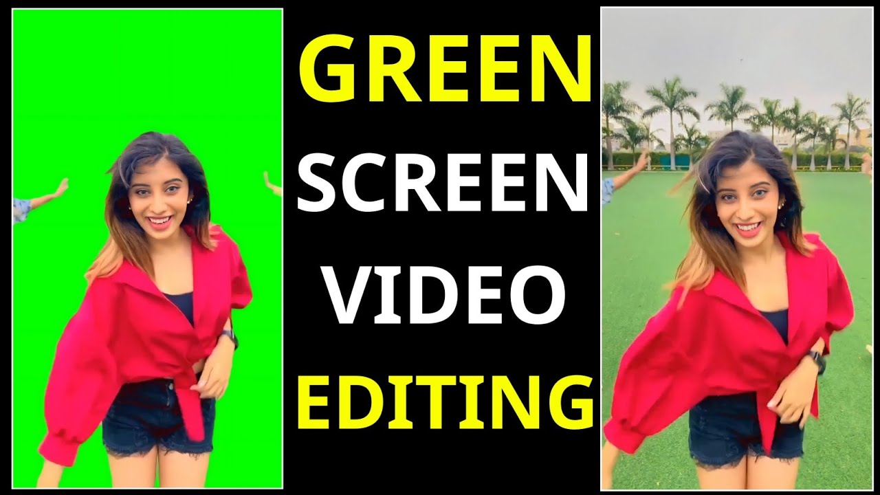 green screen video editing Video background Change capcut video