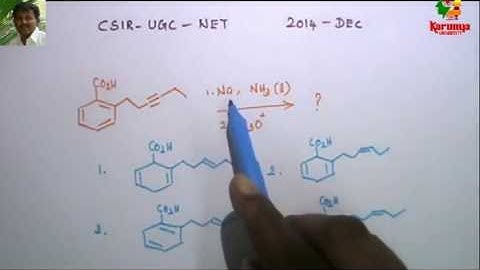 CSIR NET organic chemistry problem by Dr.L.Emmanuvel