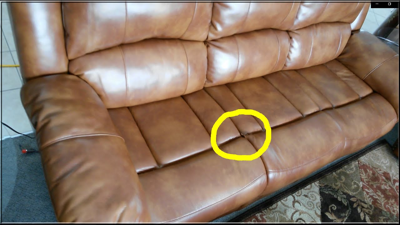Cómo coser un sofá de cuero en el cojín 
