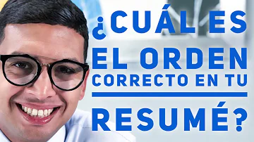 ¿Cuál es el orden correcto del proceso de aprendizaje?