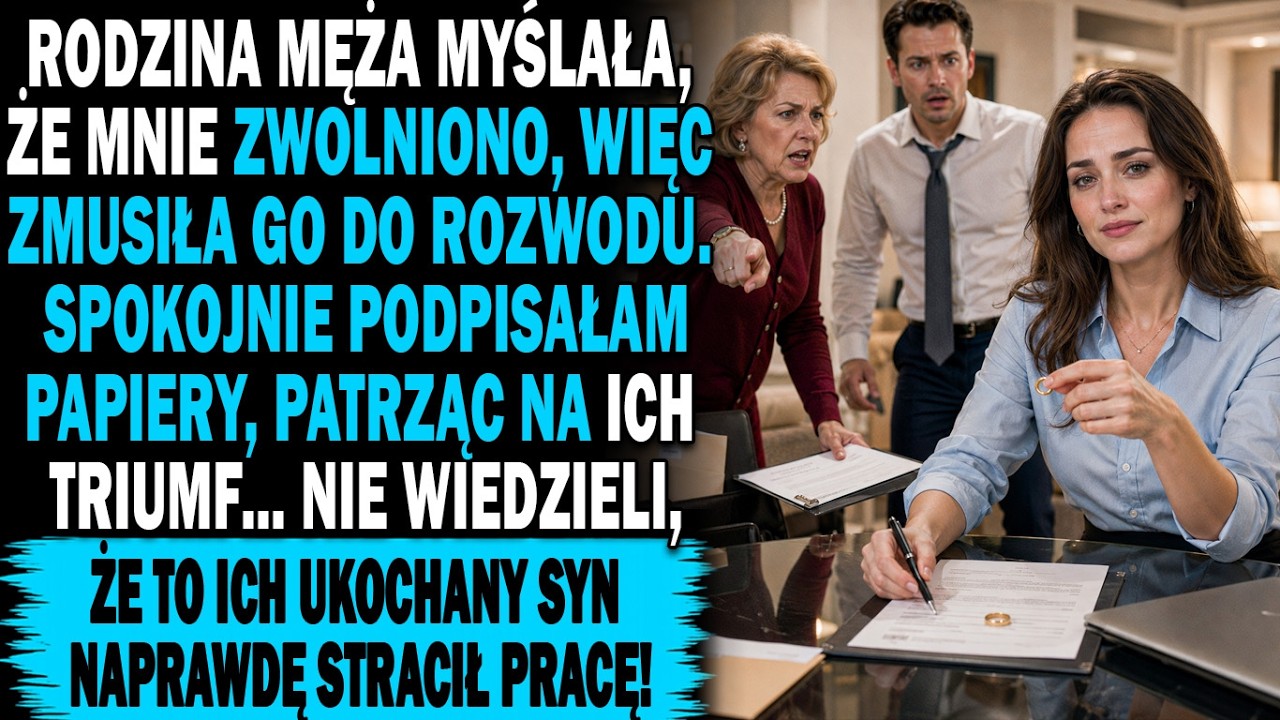 Tamtego wieczoru siedziałam w swoim pokoju, poprawiając CV i wysyłając je do kolejnych firm, gdy nagle z salonu dobiegł mnie głos mojej teściowej: „Pawełku, myślę, że to najlepszy moment... Na...
