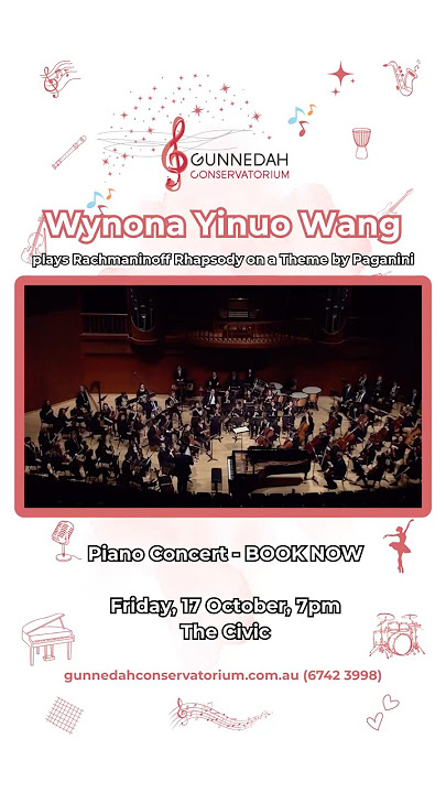 🎹 Award-Winning Pianist Wynona Yinuo Wang Plays Rachmaninoff Rhapsody on a Theme by Paganini
