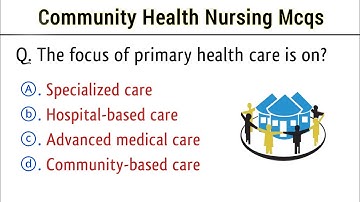 Community Health Nursing Mcq | vragen en antwoorden over community health nursing