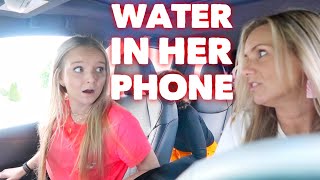 WATER IN HER PHONE AND LOCKED OUT | Family 5 Vlogs