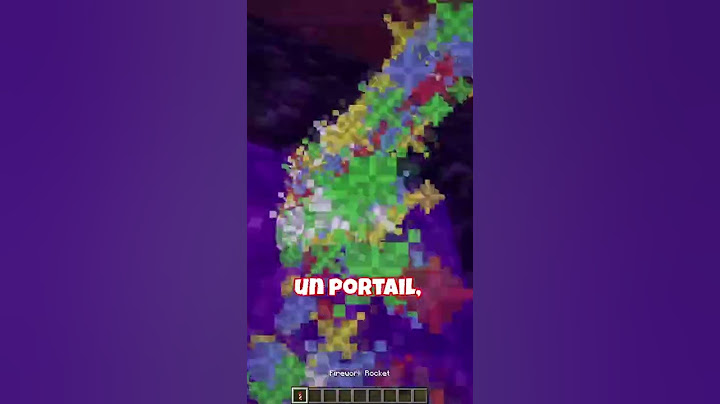 Le feu d'artifice arriver a aller dans le nether ?