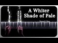 A whiter shade of pale piano cover  procol harum  pianorama 1a sheet music