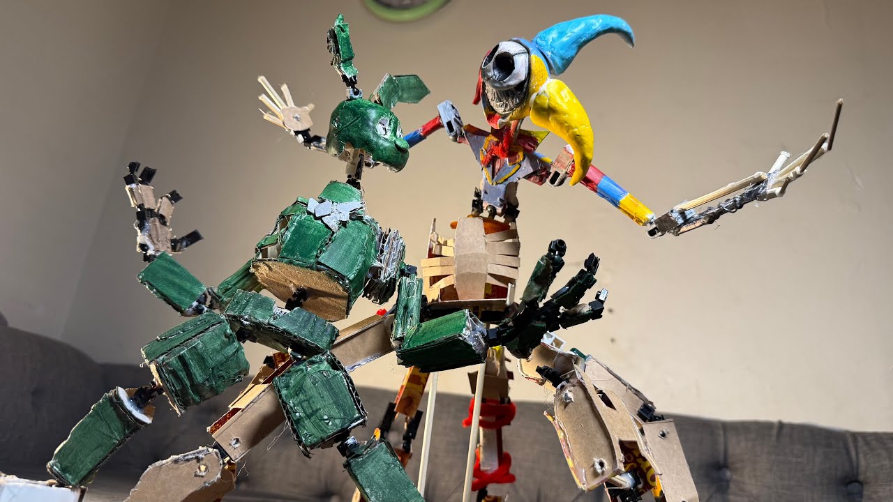 SRPINGTRAP VS PROTOTYPE (STOP MOTION FINALE) - YouTube