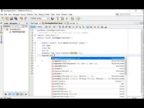 Program to find Factorial java any number - YouTube