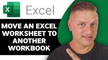 How to Move an Excel Worksheet to Another Workbook | Excel Tutorial 2025
