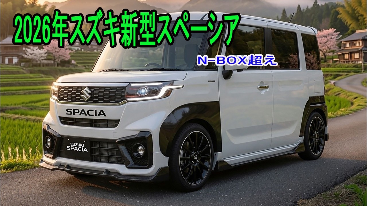 New Suzuki Spacia to Surpass N-BOX, Launching in 2026! The