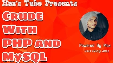 PHP CRUD Tutorial | PHP CRUD with MySQL | PHP Create , Update and Delete Data